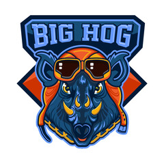 The Big Hog Mascot