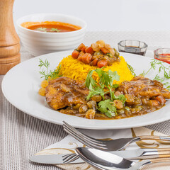 chicken with vegetables