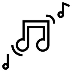 music line icon style