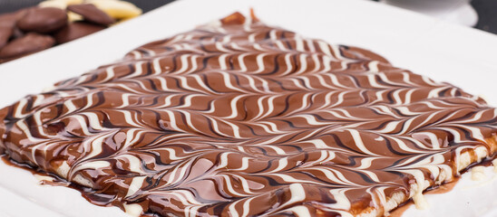 chocolate cake on a plate