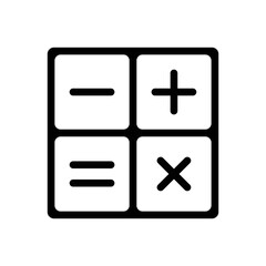 Calculator Icon Vector Design Template