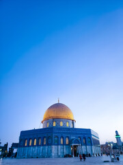 Obraz premium Dome of the rock in Jerusalem