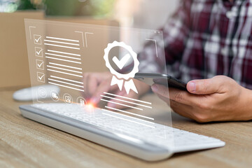 Customer rating to service experience and Warranty for parcel delivery online application,Man...