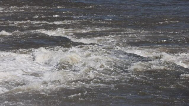 Mohawk River Rapids below Cohoes Falls
