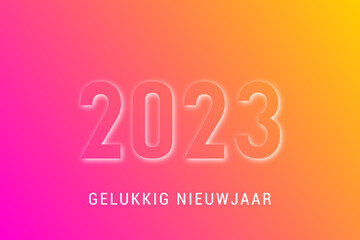 2023 - gelukkig nieuwjaar 2023