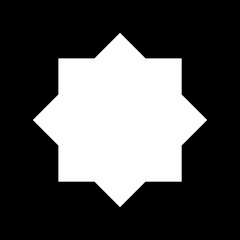 Modern line graphic element. Simple geometry contour 