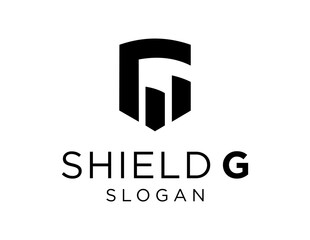 Logo design about Shield on a white background. made using the CorelDraw application.