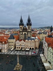 Obraz premium city old town square
