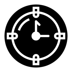 clock glyph icon style