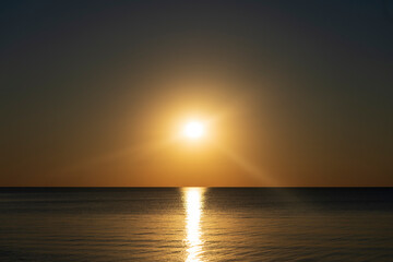 Fototapeta premium Sunset Over The Water