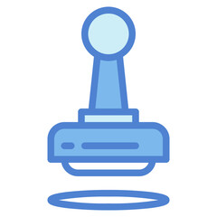 stamp two tone icon style