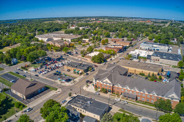 Aerial View of the Twin Cities Exurb of Lakeville, Minnesota
