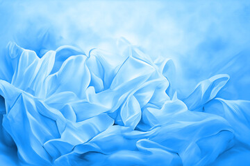 Blue background texture, wavy floral pattern design , icy windy and curvy illustration winter art
