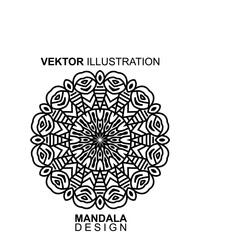 Abstract Mandala Pattern. Vector Illustration