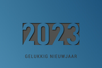 2023 - gelukkig nieuwjaar 2023