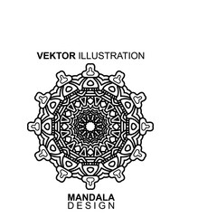 Abstract Mandala Pattern. Vector Illustration