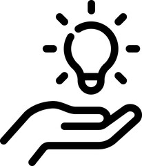 Idea, think, idea, bulb, brainstorm icon