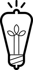 Idea, think, idea, bulb, brainstorm icon