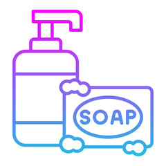 Soap Line Gradient Icon
