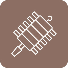 Ford Tibbe Multicolor Round Corner Line Inverted Icon