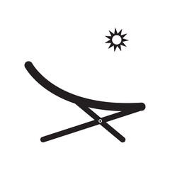 beach chair icon