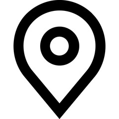 Location pin, navigator icon