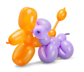 Photo sur Plexiglas Ballon Toy of balloons isolated on white background