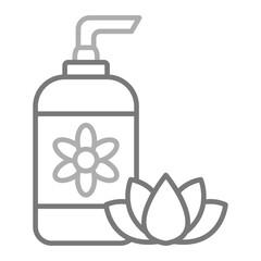 Lotion Greyscale Line Icon