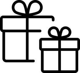 gift box line icon