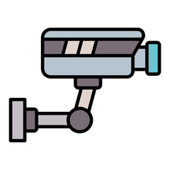 Cctv Filled Line Icon