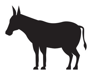 mule animal farm silhouette