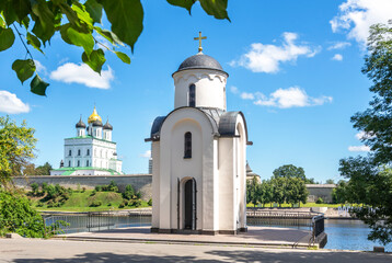 Olginskaya Chapel in Pskov, Russia