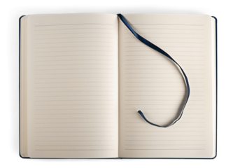 White paper page notebook with a texture of squares