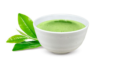 抹茶 粉茶 湯呑み イラスト リアル 