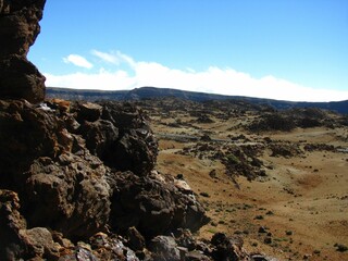Beautiful shot of the Volcano Teide in Tenerife during the day