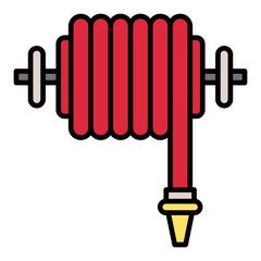 Hose Filled Line Icon