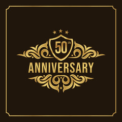 Collection of isolated anniversary logo numbers 1 to 1 million with ribbon vector illustration | Happy anniversary 50th