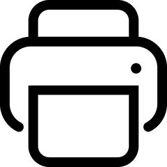 Printer line icon