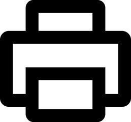 Printer line icon