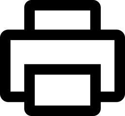 Printer line icon