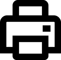 Printer line icon