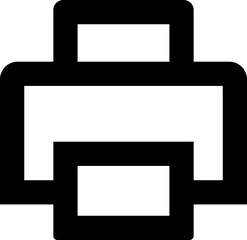 Printer line icon