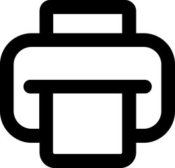 Printer line icon