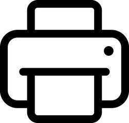 Printer line icon