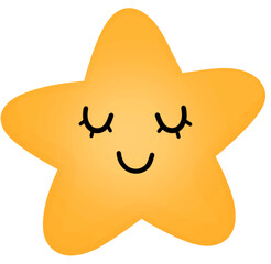 Happy Face, Star Shape