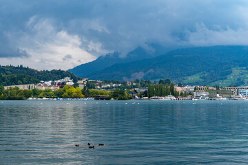 view of lake country