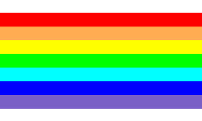Abstract background with rainbow. straight line from right to left. (png) 
With copy space.