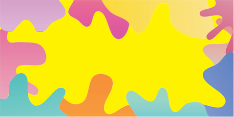 paint splash design multicolours