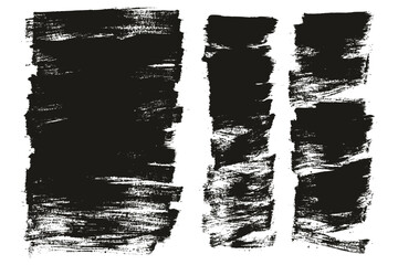 Flat Paint Brush Thin Long & Short Background Mix High Detail Abstract Vector Background Mix Set 