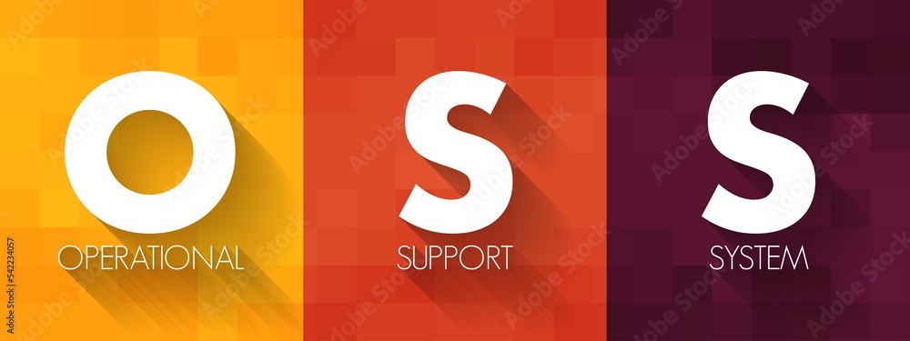 Poster oss operational support system - computer systems used by telecommunications service providers to ma